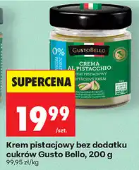 Biedronka Krem pistacjowy bez dodatku cukrów Gusto Bello oferta