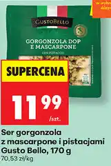 Biedronka Ser gorgonzola z mascarpone i pistacjami Gusto Bello oferta