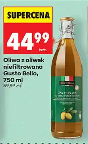 Biedronka Oliwa z oliwek niefiltrowana Gusto Bello oferta