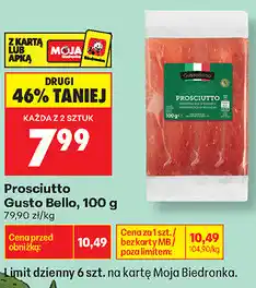 Biedronka Prosciutto Gusto Bello oferta
