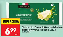 Biedronka Ciasteczka Cremolotto z nadzieniem pistacjowym Gusto Bello oferta