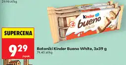 Biedronka Batoniki Kinder Bueno White oferta
