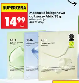 Biedronka Maseczka kolagenowa do twarzy Abib oferta