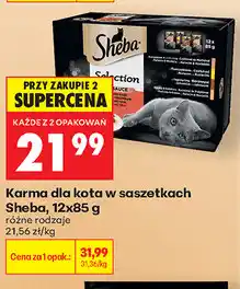 Biedronka Karma dla kota w saszetkach Sheba oferta