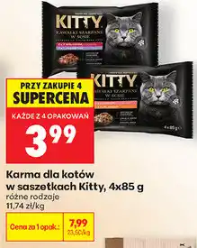 Biedronka Karma dla kotów w saszetkach Kitty oferta
