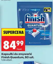 Biedronka Kapsułki do zmywarki Finish Quantum, 80 szt oferta