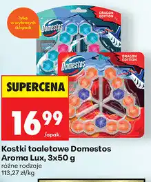 Biedronka Kostki toaletowe Domestos Aroma Lux oferta