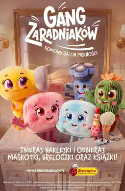 Biedronka Maskotki, breloczki oraz książki Gang Zaradniaków oferta