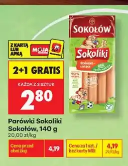 Biedronka Parówki Sokoliki Sokołów oferta