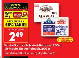 Biedronka Masło Ekstra Polmlek oferta
