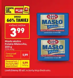 Biedronka Masło ekstra Polskie Mlekovita oferta