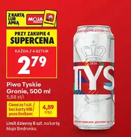 Biedronka Piwo Tyskie Gronie oferta