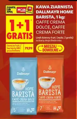 Biedronka Kawa ziarnista Dallmayr Home Barista Caffe Crema Dolce oferta