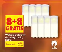 Biedronka Wkład parafinowy do zniczy Lumia oferta