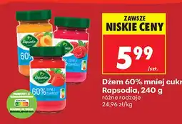 Biedronka Dżem 60% mniej cukru Rapsodia oferta