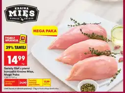 Biedronka Świeży filet z piersi kurczaka Kraina Mięs Mega Paka oferta