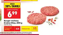 Biedronka Burger wołowy Kraina Mięs oferta