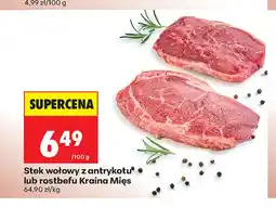Biedronka Stek wołowy z antrykotu Kraina Mięs oferta