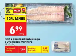 Biedronka Filet z dorsza atlantyckiego z Grenlandii Marinero oferta