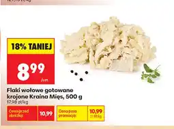 Biedronka Flaki wołowe gotowane krojone Kraina Mięs oferta