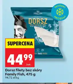 Biedronka Dorsz filety bez skóry Family Fish oferta