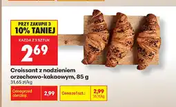 Biedronka Croissant z nadzieniem orzechowo-kakaowym oferta