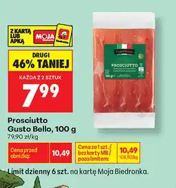 Biedronka Prosciutto Gusto Bello oferta