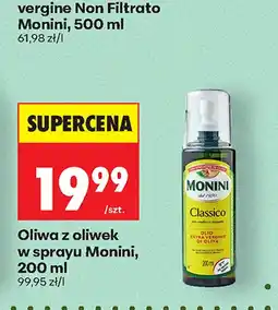 Biedronka Oliwa z oliwek w sprayu Monini oferta