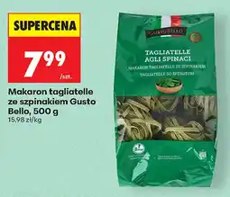 Biedronka Makaron tagliatelle ze szpinakiem Gusto Bello oferta