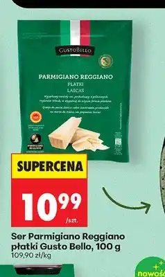 Biedronka Ser Parmigiano Reggiano płatki Gusto Bello oferta