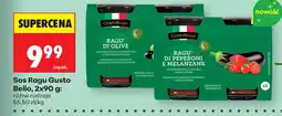 Biedronka Sos Ragu di peperoni e melanzane Gusto Bello 2-pak oferta