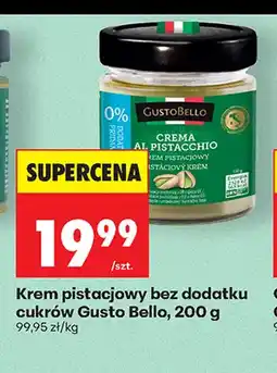 Biedronka Krem pistacjowy bez dodatku cukrów Gusto Bello oferta