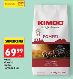 Biedronka Kawa ziarnista Kimbo Pompei oferta