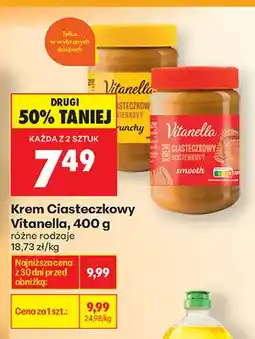 Biedronka Krem ciasteczkowy smooth Vitanella oferta