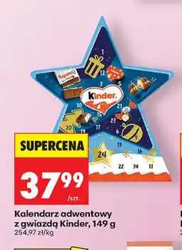 Biedronka Kalendarz adwentowy z gwiazdą Kinder oferta
