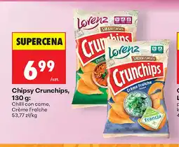 Biedronka Chipsy Crunchips Chilli con carne Lorenz oferta