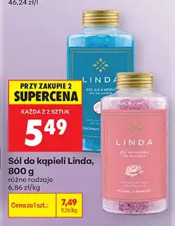 Biedronka Sól do kąpieli Linda oferta