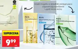 Biedronka Maseczka do twarzy w płachcie Abib oferta