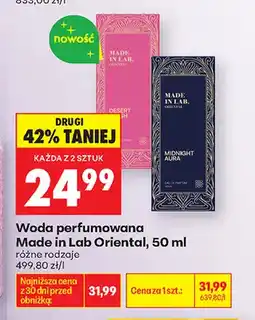 Biedronka Woda perfumowana Made in Lab Oriental oferta