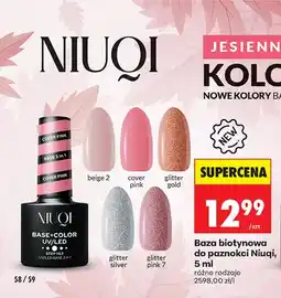 Biedronka Baza biotynowa do paznokci Niuqi oferta