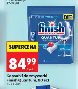 Biedronka Kapsułki do zmywarki Finish Quantum oferta