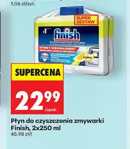 Biedronka Płyn do czyszczenia zmywarki Finish 2-pak oferta