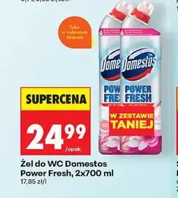 Biedronka Żel do WC Domestos Power Fresh 2-pak oferta