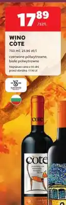 Stokrotka Wino białe półwytrawne Còte oferta
