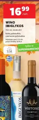 Stokrotka Wino białe półsłodkie Imiglykos oferta