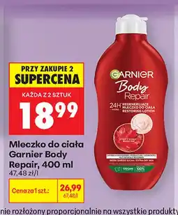 Biedronka Mleczko do ciała Garnier Body Repair oferta