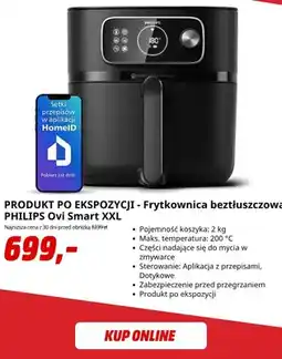 Media Markt Produkt po ekspozycji - frytkownica beztłuszczowa Philips Ovi Smart Xxl oferta