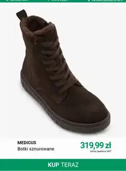Deichmann Botki sznurowane Medicus oferta