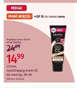 Rossmann Nawilżający krem CC do twarzy Lirene oferta