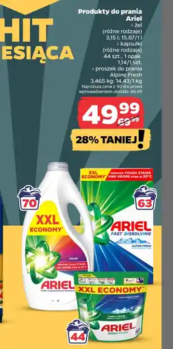 Netto Produkty do prania Ariel oferta